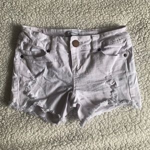 O’NEILL White low rise denim shorts
